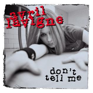 파일:Avril Lavigne Don't Tell Me single cover.jpg