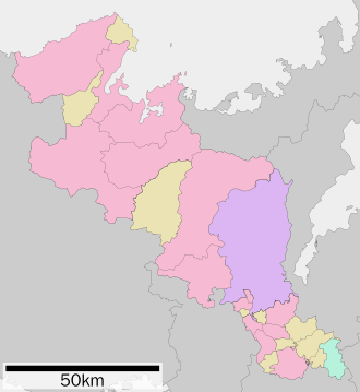 교토부 행정구획도