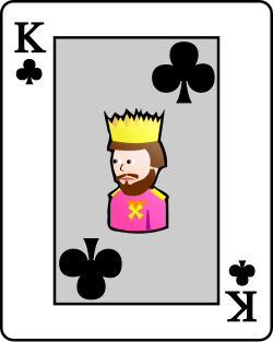 파일:Playing card club K.svg