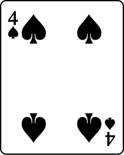 파일:Playing card spade 4.svg