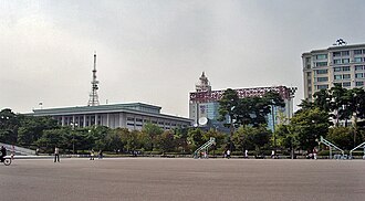 여의도에 위치한 KBS 본사