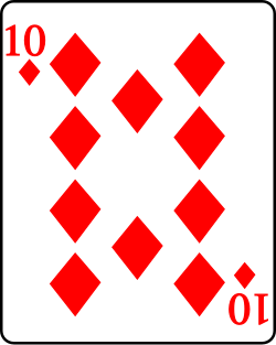 파일:Playing card diamond 10.svg