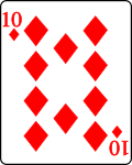 10 of diamonds
