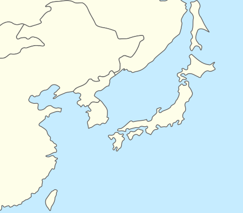 위치 지도 동아시아