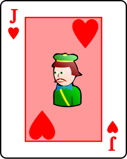 파일:Playing card heart J.svg