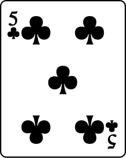 파일:Playing card club 5.svg