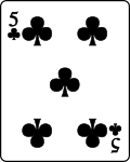 5 of clubs