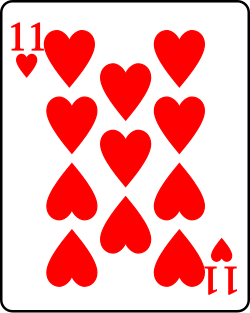 파일:Playing card heart 11.svg