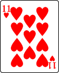 11 of hearts