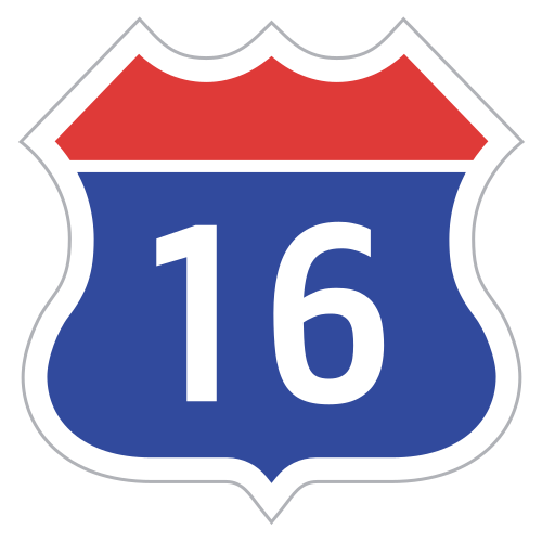 파일:Korea Expressway No.16.svg