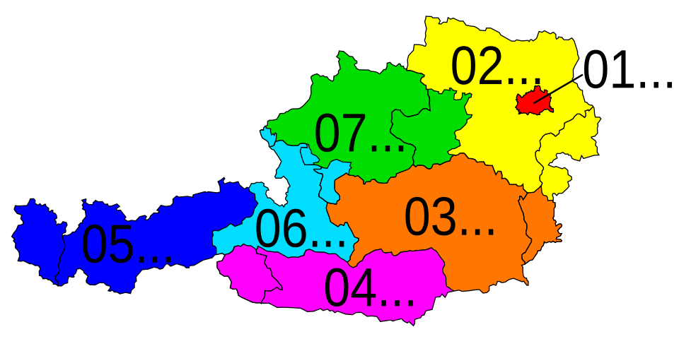 파일:Telefonvorwahlbereiche-Oesterreich.svg