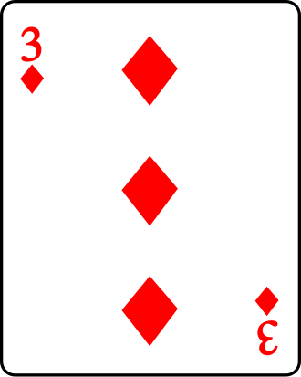Playing card diamond 3.svg