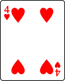 파일:Playing card heart 4.svg