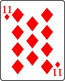 파일:Playing card diamond 11.svg