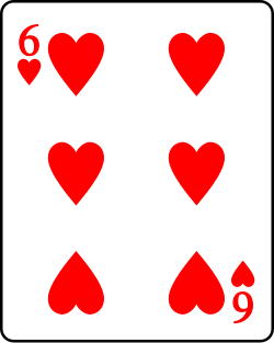 파일:Playing card heart 6.svg