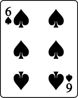 파일:Playing card spade 6.svg