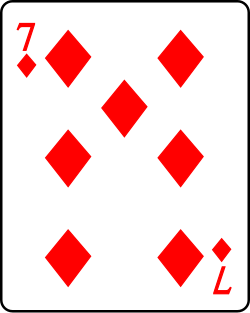 파일:Playing card diamond 7.svg