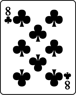 파일:Playing card club 8.svg