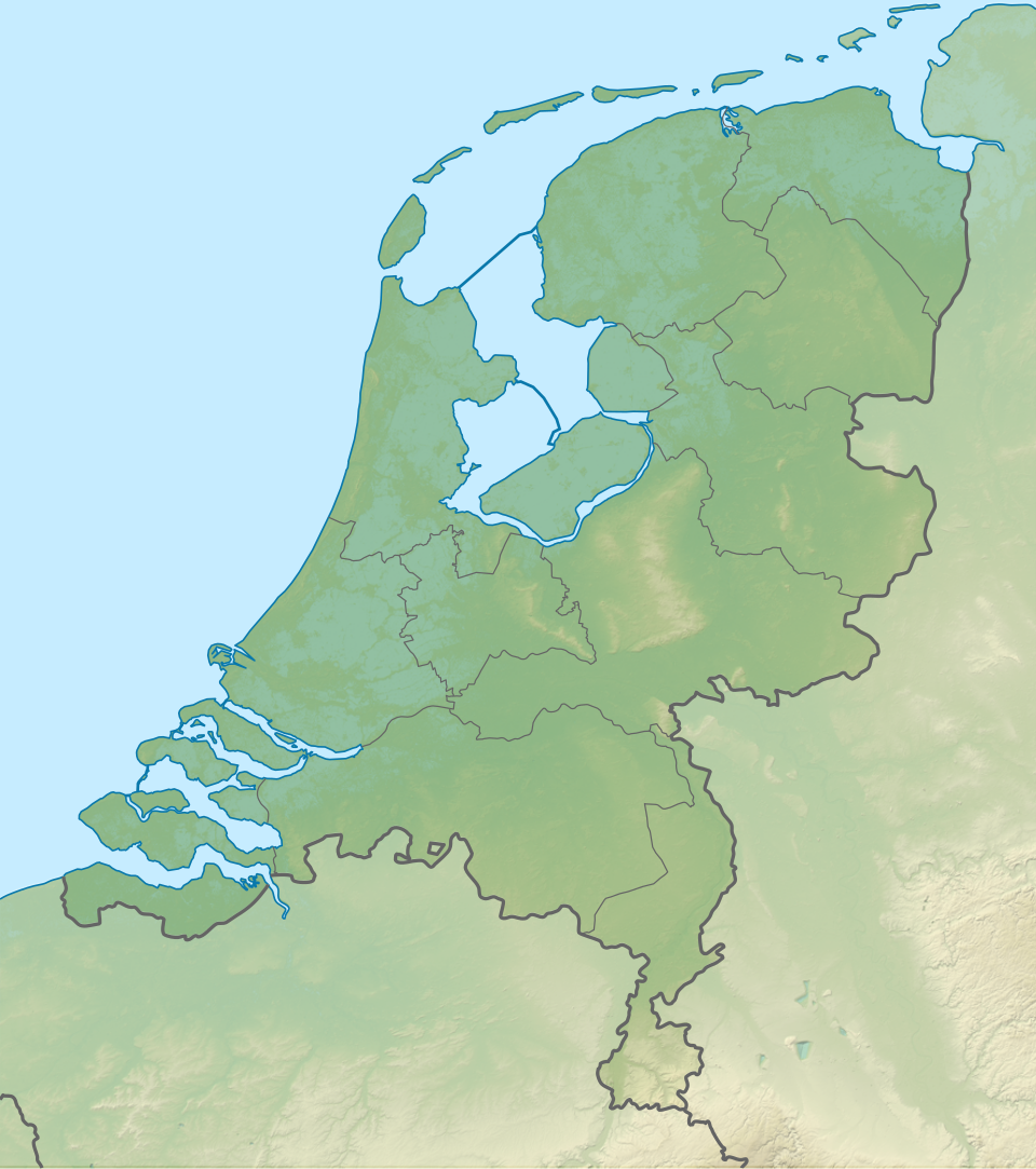 파일:Netherlands relief location map.svg