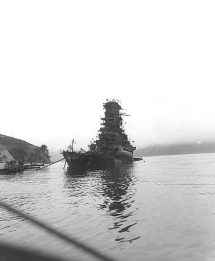 파일:493px-japanese battleship haruna sunk mirejet.jpg