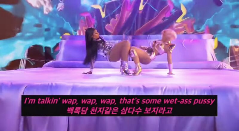 파일:빌보드1위곡 WAP가사와안무7.jpeg