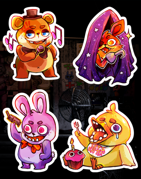 파일:FNAF-Sticker-Pack.png