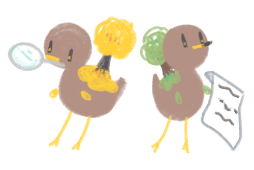 여신님의 사역마, 키위와 미위