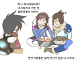 부산사람이라고 한다. 저건 스까듭밥이다 짱깨는 와 옆에 있노?