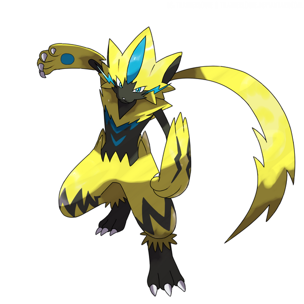 파일:Zeraora fanart by trainerlouie-dbt4rsx.png