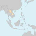 라오스의 지도