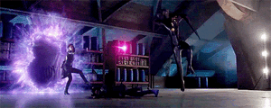 엑스맨 블링크 포탈 생성.gif